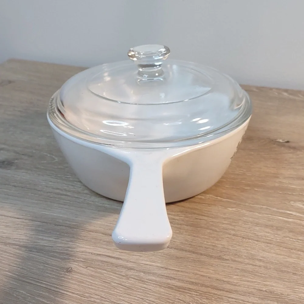 Corning Ware P-81-B La Sauge Covered 1  Pint Sauce Dish Vintage Spice O'  Life